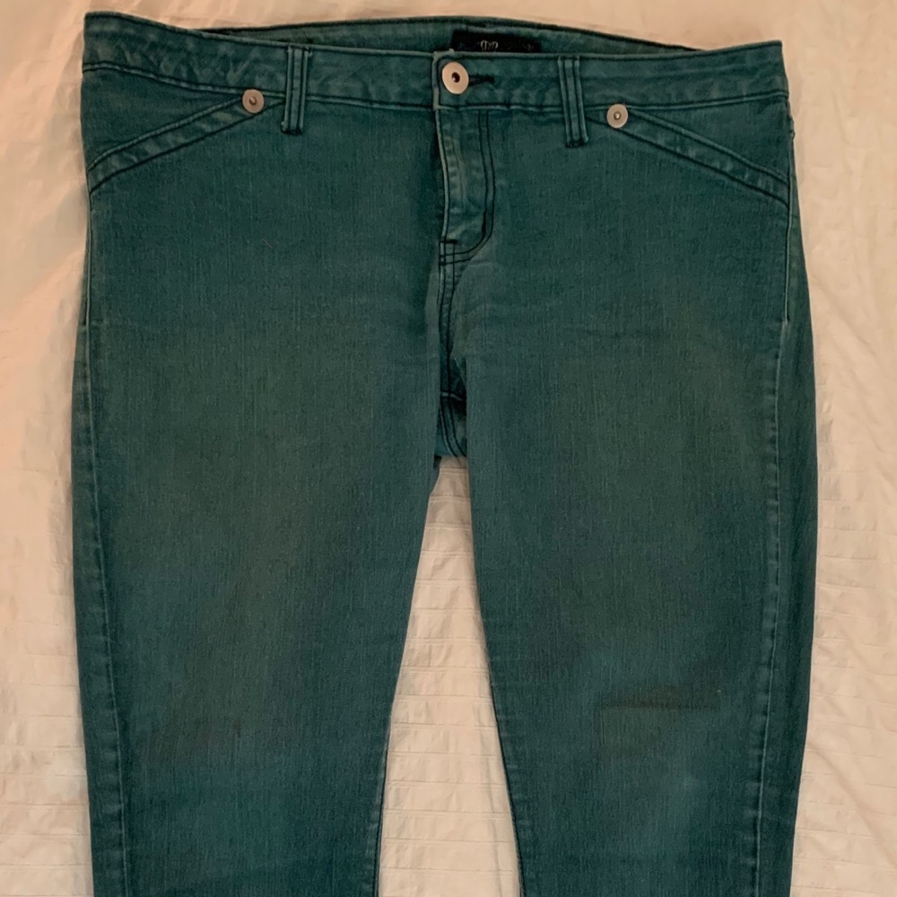 Dusty Green Skinny Jeans